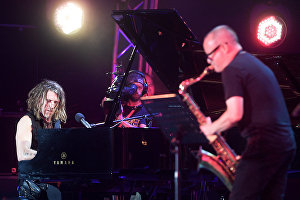 The Dave Yaden Band performing at the 17th Koktebel Jazz Party international music festival