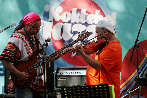 Felix Lahuti & UniversaLove perform at the Koktebel Jazz Party festival